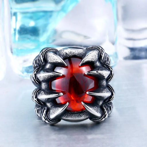 Dragon Claw Steel Ring